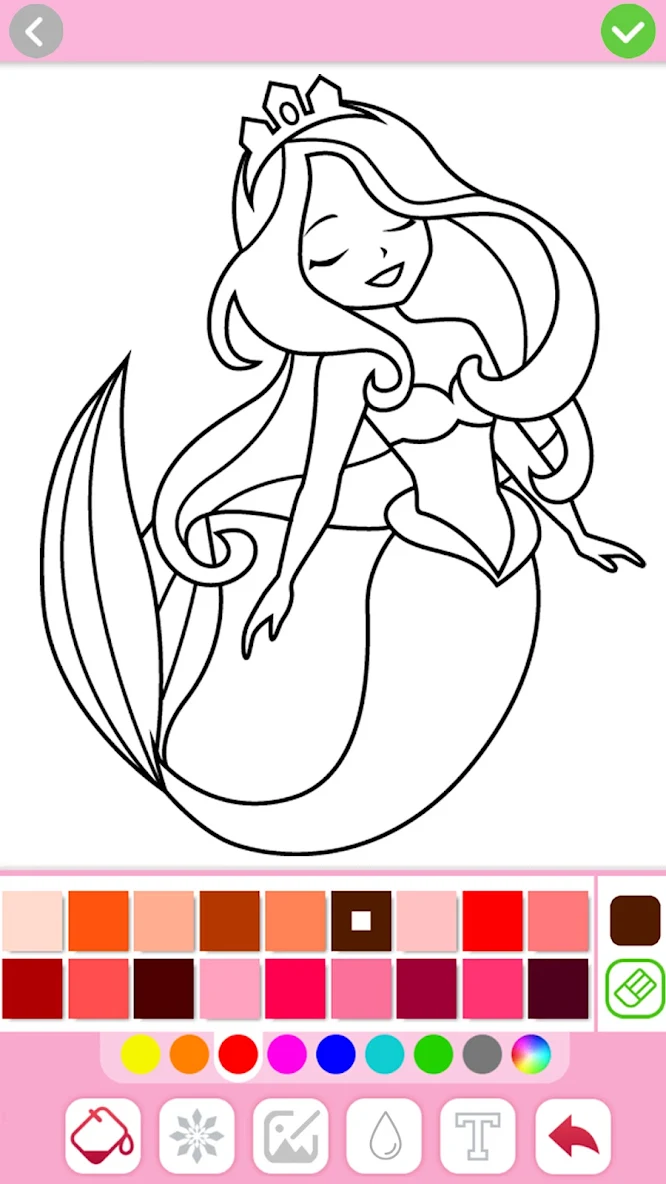 دانلود بازی Mermaid Coloring:Mermaid games اندروید | بازار