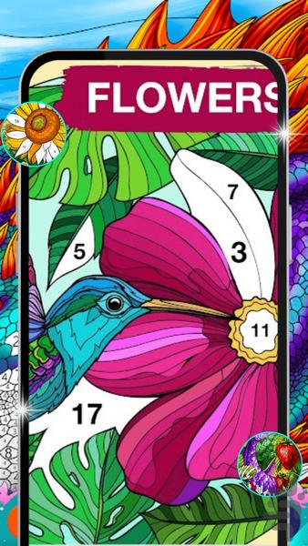 Paint by Number 2024 - کتاب رنگ آمیز - Image screenshot of android app