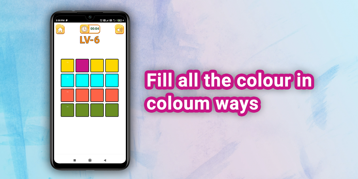 Colour puzzle game: Brain game - Gameplay image of android game