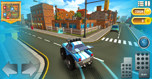 Cartoon Hot Racer 3D - Gameplay image of android game