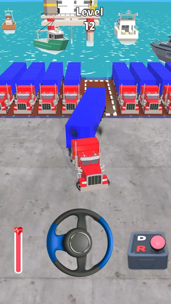 Cargo Truck Parking - Gameplay image of android game