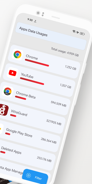 Bitvelo - internet speed meter - Image screenshot of android app