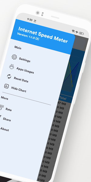 Bitvelo - internet speed meter - Image screenshot of android app