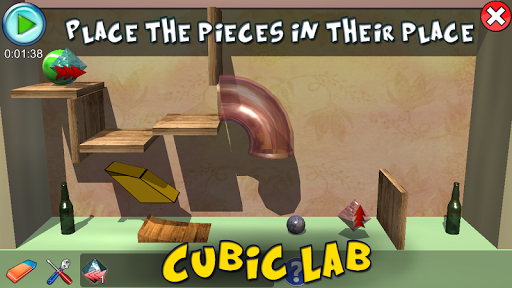 Cubic Lab 3D: Puzzle pieces & - Gameplay image of android game