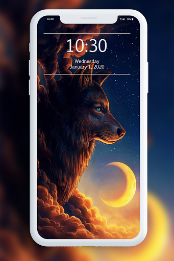 Wolf Wallpaper 4K - Image screenshot of android app