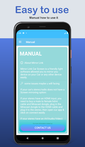 Mirror Link Phone Car Screen - عکس برنامه موبایلی اندروید
