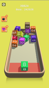 Chain Cube 2048: 3D merge game::Appstore for Android