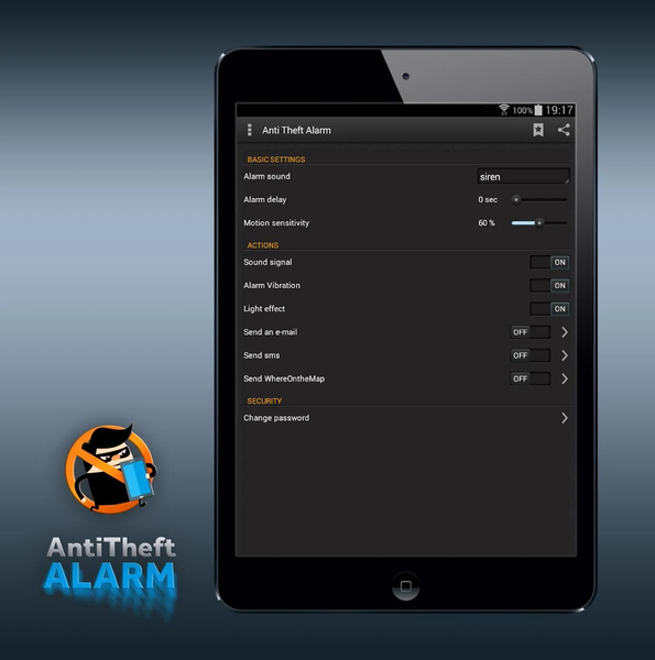 Anti Theft Alarm - عکس برنامه موبایلی اندروید