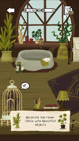 Olivia the Witch. Potion store - عکس بازی موبایلی اندروید