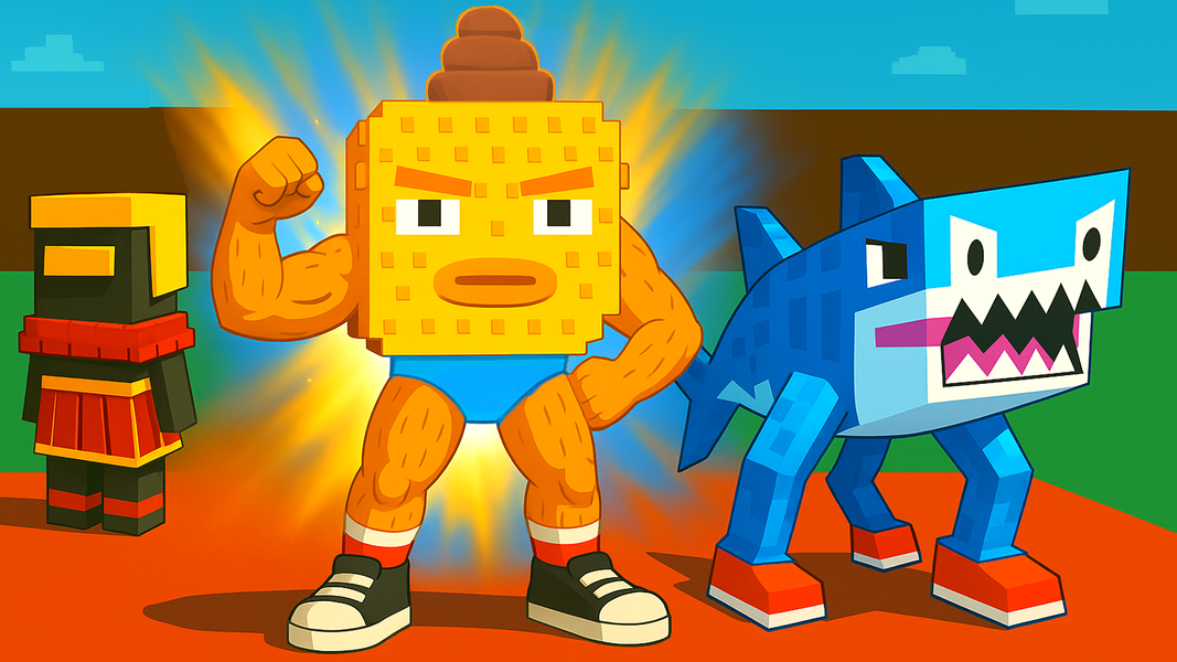 Steal n Catch a MemeRots Game - Gameplay image of android game