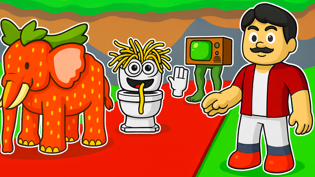 Steal n Catch a MemeRots Game - Gameplay image of android game