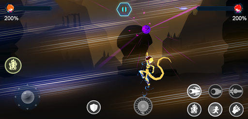 Stickman Shadow battle warrior - Gameplay image of android game