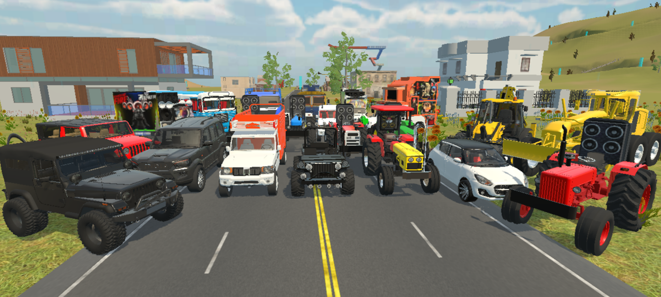 Indian Vehicles Simulator 3d - Gameplay image of android game