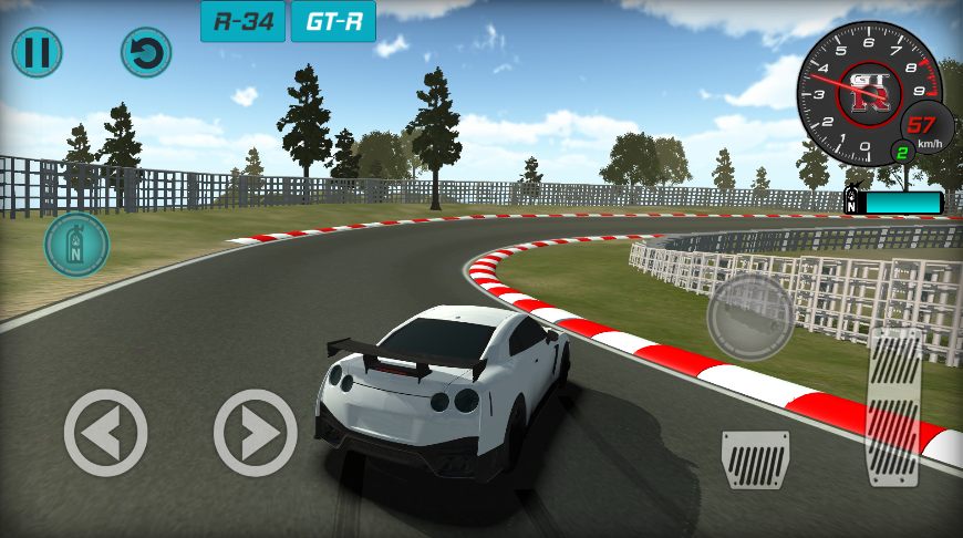 Car Simulator Skyline - Gameplay image of android game