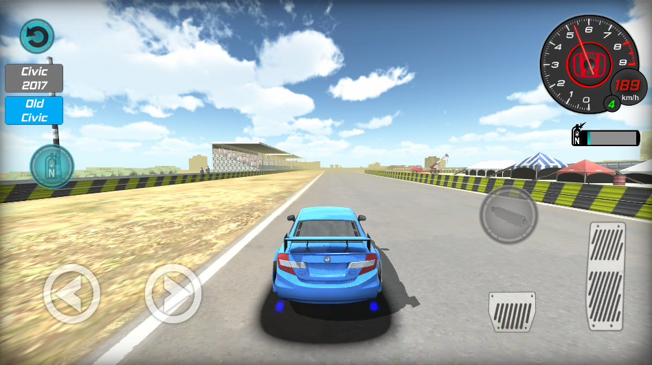 Civic Car Simulator - عکس بازی موبایلی اندروید