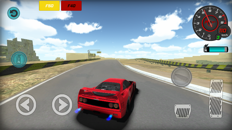 F40 Car Simulator - عکس بازی موبایلی اندروید