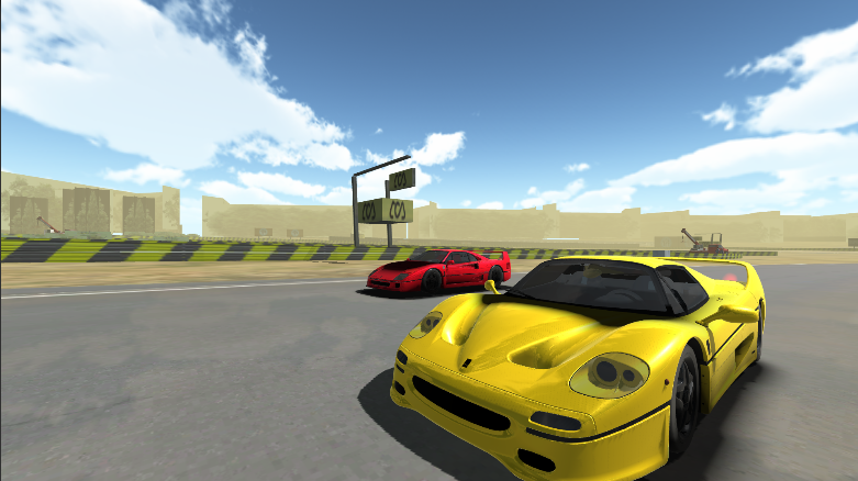 F40 Car Simulator - Gameplay image of android game