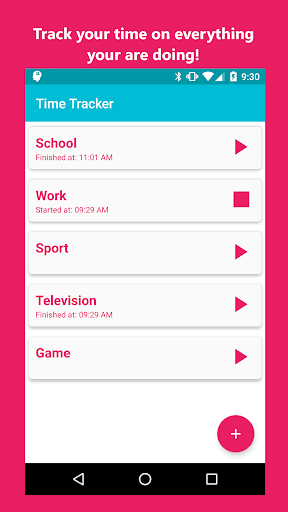 Time Tracker - Image screenshot of android app