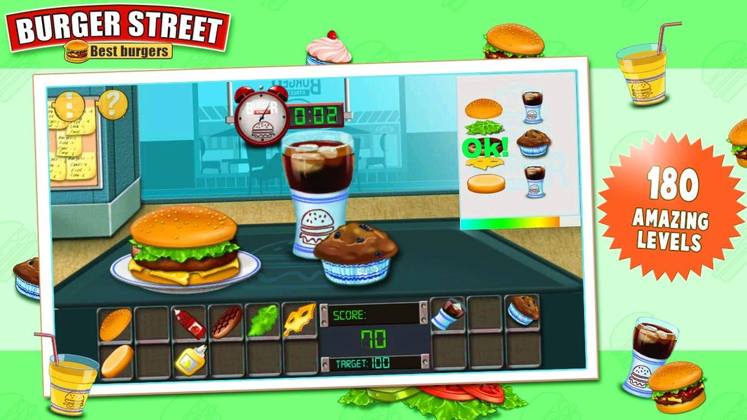 Cooking burger cafe simulator - عکس بازی موبایلی اندروید