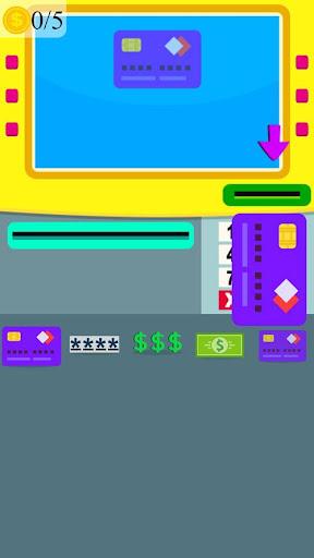 ATM cash machine game - Image screenshot of android app