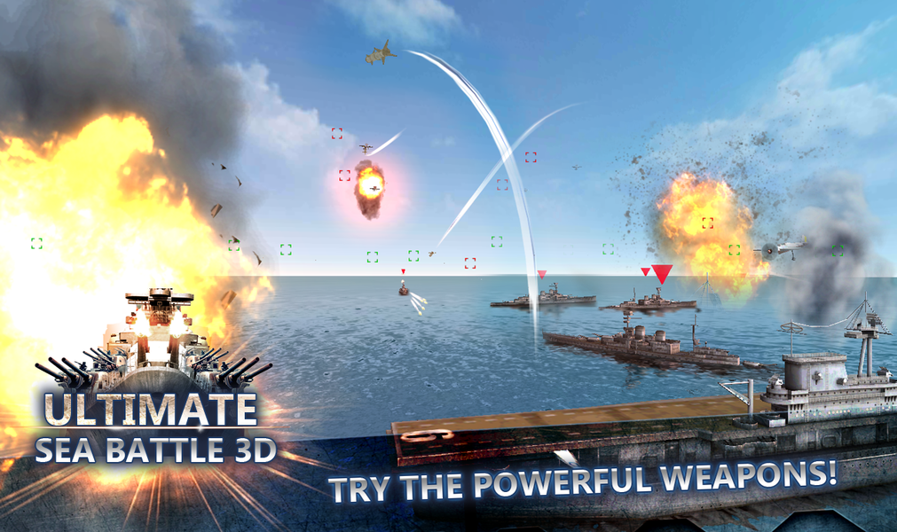 Ultimate Sea Battle 3D - Gameplay image of android game