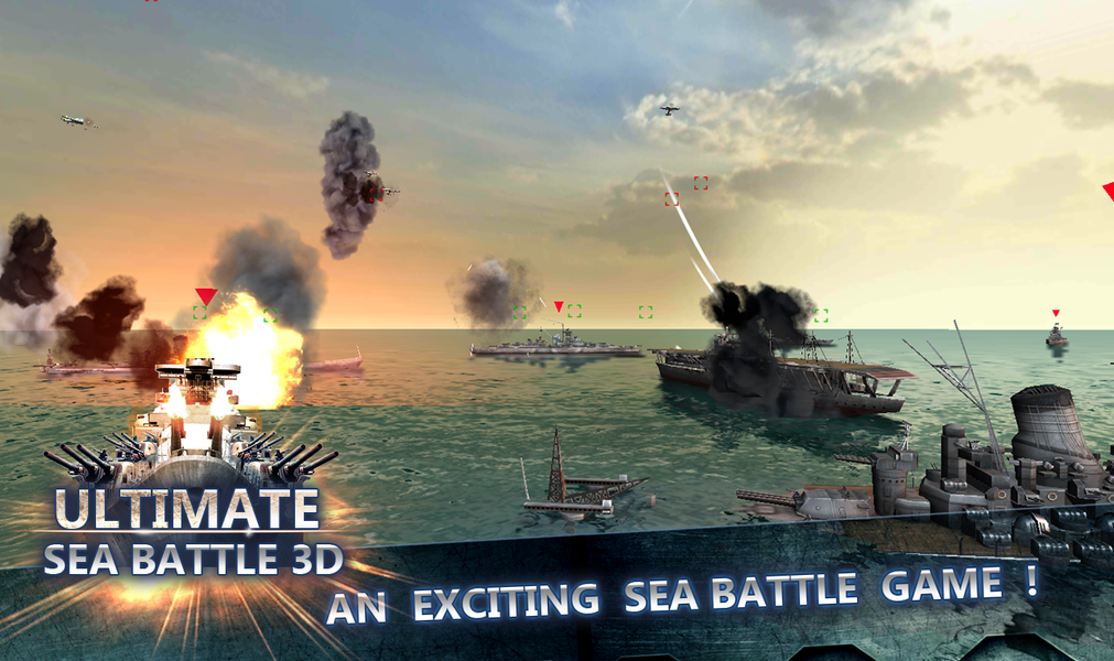 Ultimate Sea Battle 3D - Gameplay image of android game
