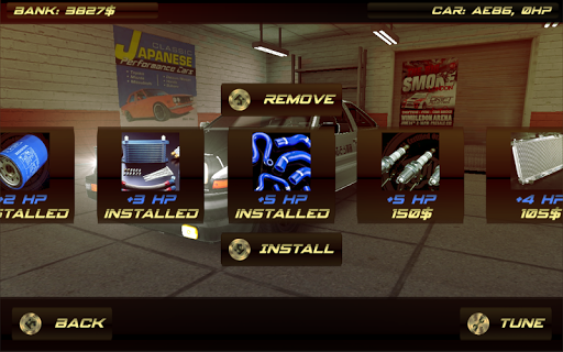 SNR Street Drift Racing - Gameplay image of android game