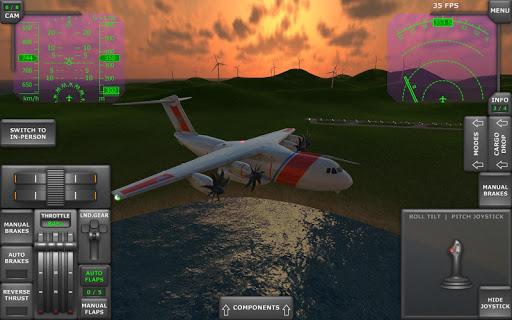 Turboprop Flight Simulator - عکس بازی موبایلی اندروید