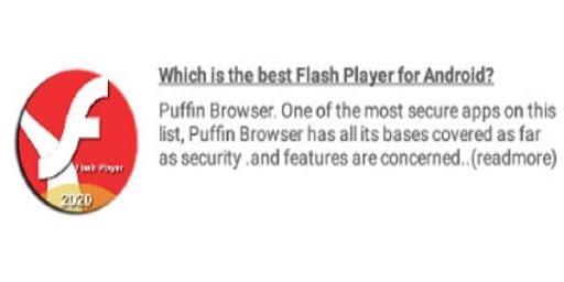 Suport ADOBE Flash Player for Android Mobile - عکس برنامه موبایلی اندروید