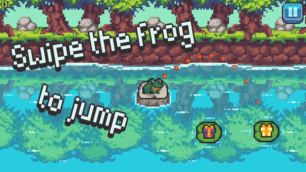 PepeFrog - pixel frog! - Gameplay image of android game