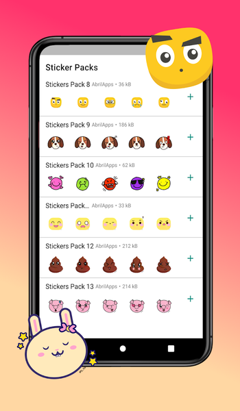 WAStickerApps Stickers Emoji - عکس برنامه موبایلی اندروید