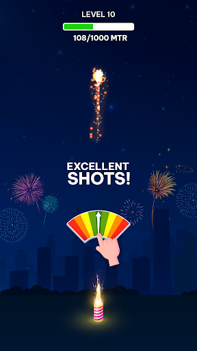 Diwali Rocket Up: Fireworks - Image screenshot of android app