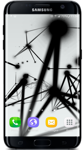 Abstract Plexus Live Wallpaper - Image screenshot of android app