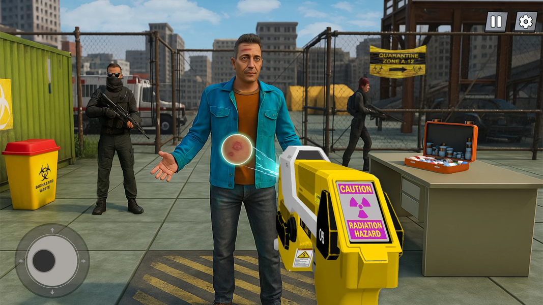 Biozone Lockdown Survival Game - Gameplay image of android game