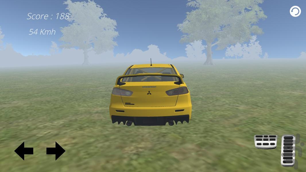 بازی رانندگی در مه - Gameplay image of android game