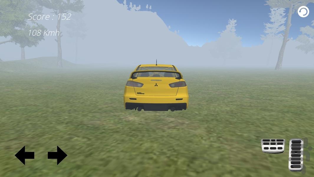 بازی رانندگی در مه - Gameplay image of android game