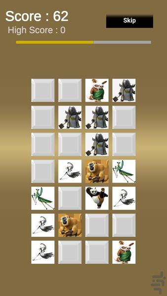 پاندا کونگ فو کار - Gameplay image of android game