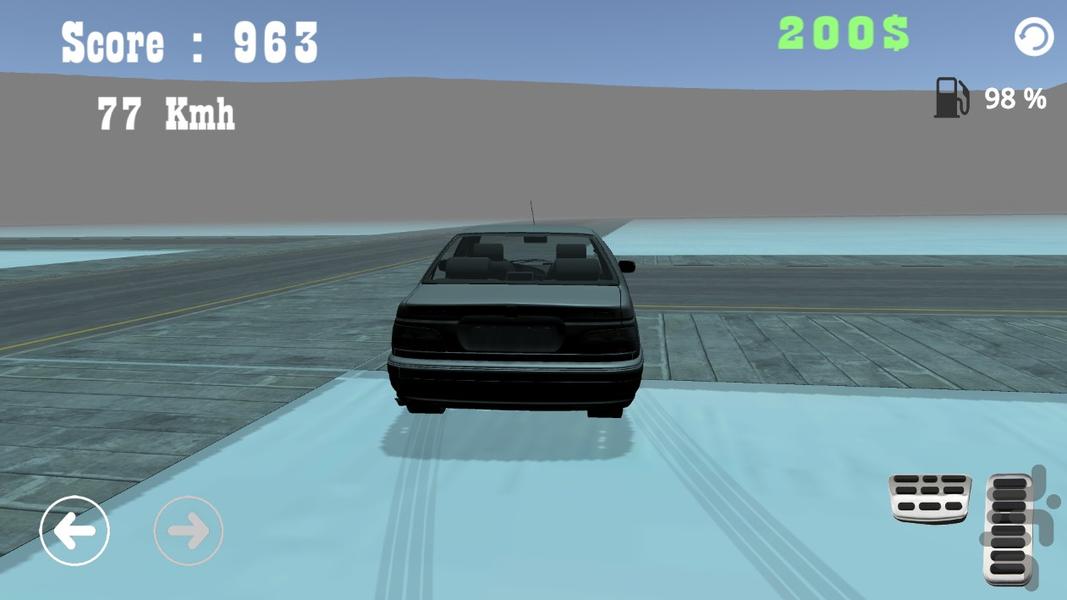 بازی رانندگی با پارس در برف - Gameplay image of android game