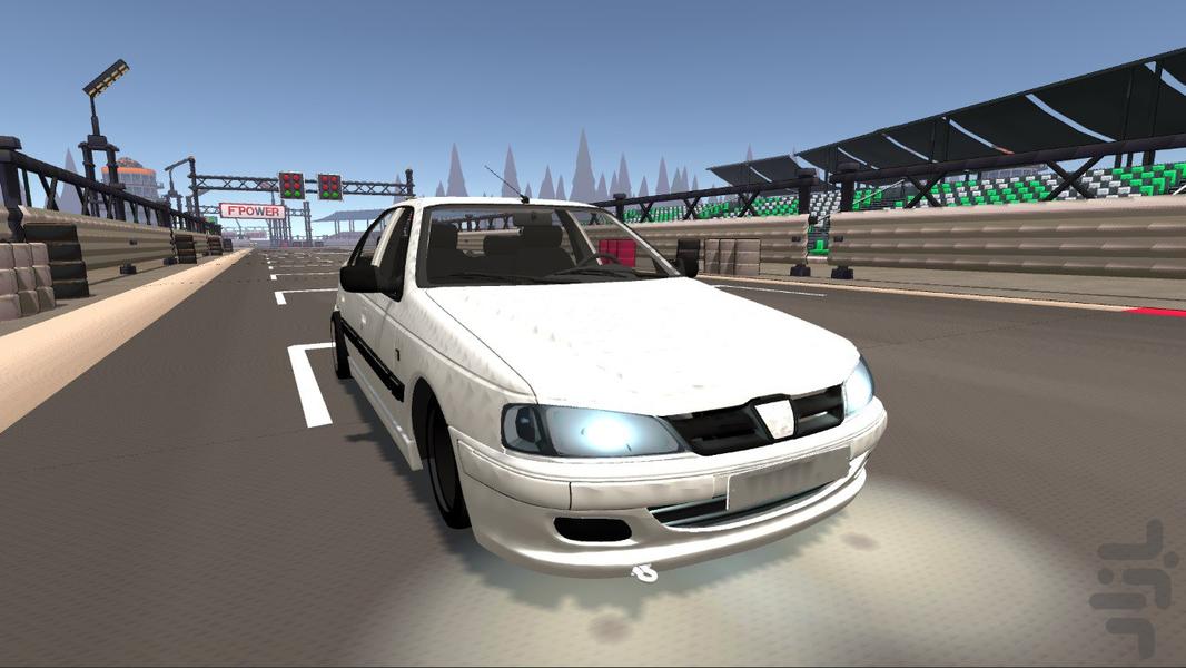 پژو پارس مسابقه ای - Gameplay image of android game