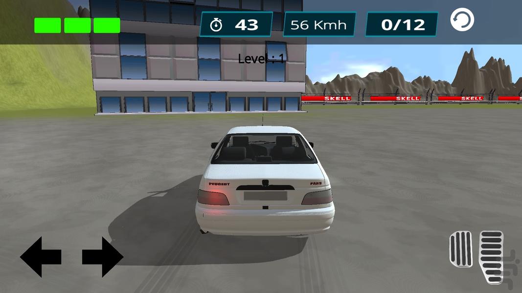 آموزش رانندگی با پژو پارس - Gameplay image of android game