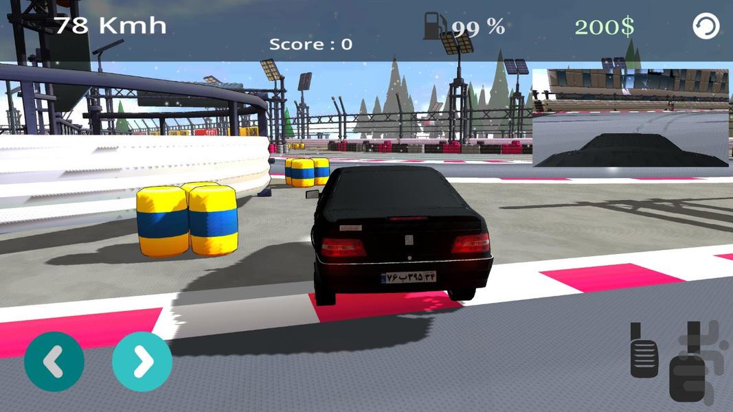 ماشین پژو 405 (مسابقات حرفه ای) - Gameplay image of android game