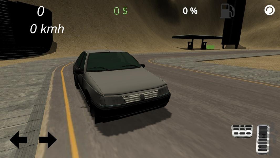 رانندگی در شهر (پژو 405) - Gameplay image of android game