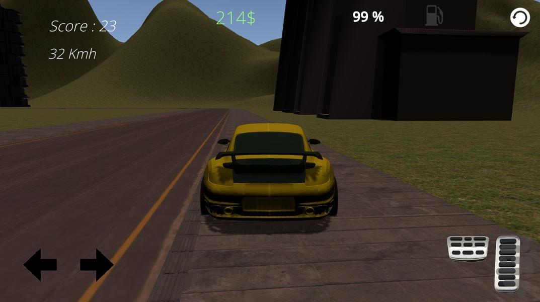 بازی ماشین سواری در شهر (پورشه 911) - Gameplay image of android game