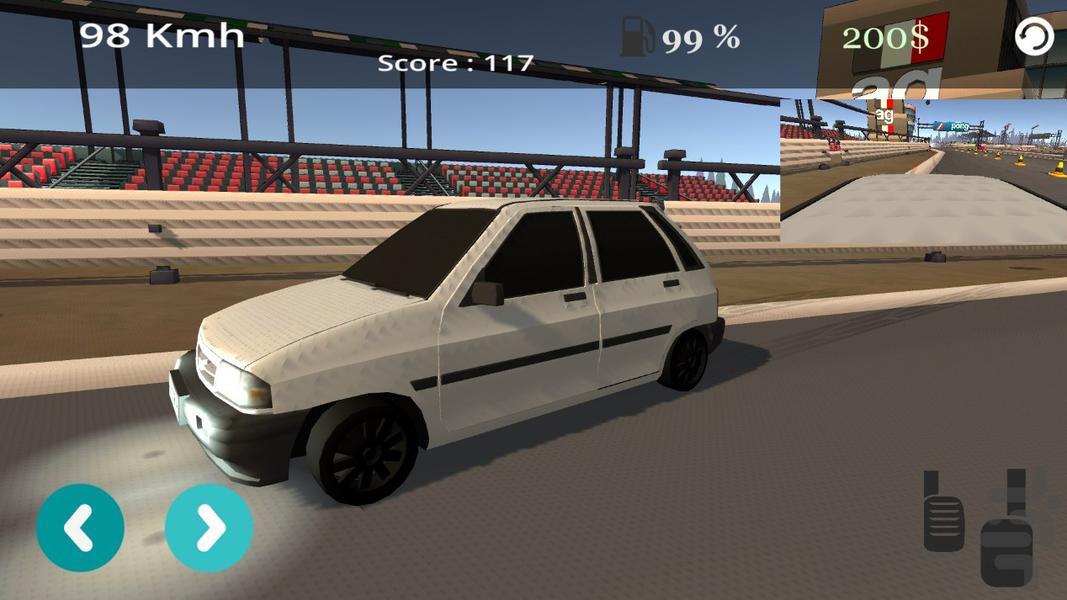 رانندگی پراید 111 مسابقه ای - Gameplay image of android game