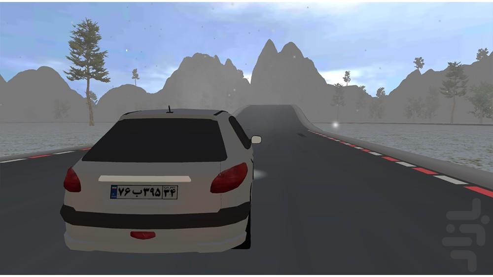 بازی رانندگی با پژو 206 اسپرت - عکس بازی موبایلی اندروید