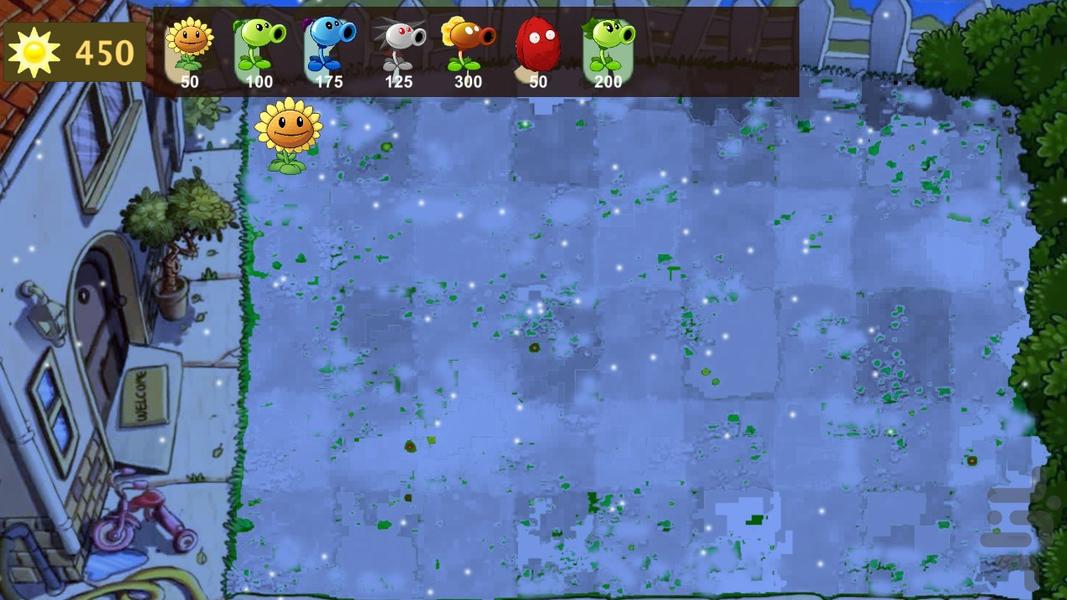 بازی گیاهان مقابل زامبی برفی 2 - Gameplay image of android game
