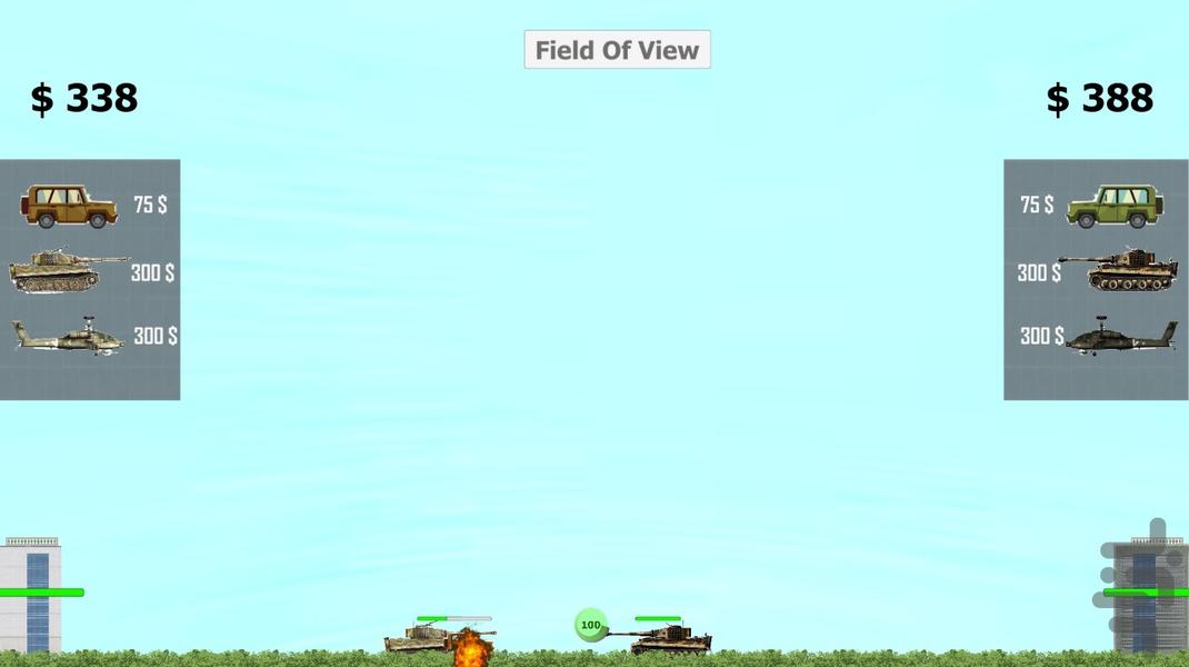 بازی جنگی- با دوستان و خانواده - Gameplay image of android game