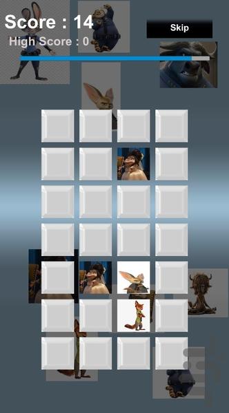 بازی زوتوپیا - Gameplay image of android game