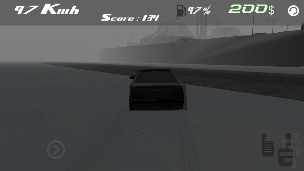 بازی ماشین سواری با 405 در برف - Gameplay image of android game