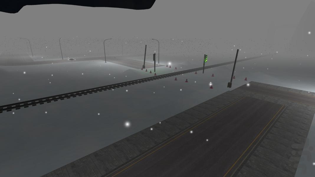 بازی ماشین سواری با 405 در برف - Gameplay image of android game